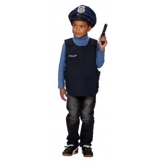 Inferieur Charlotte Bronte plastic Politie vest verkleedkleding kind - Verkleedkleren Online