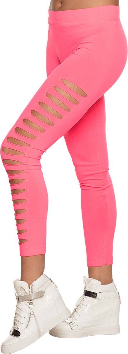 Boland - Legging Gaps - Roze,Neon - M - Volwassenen - Danser/danseres