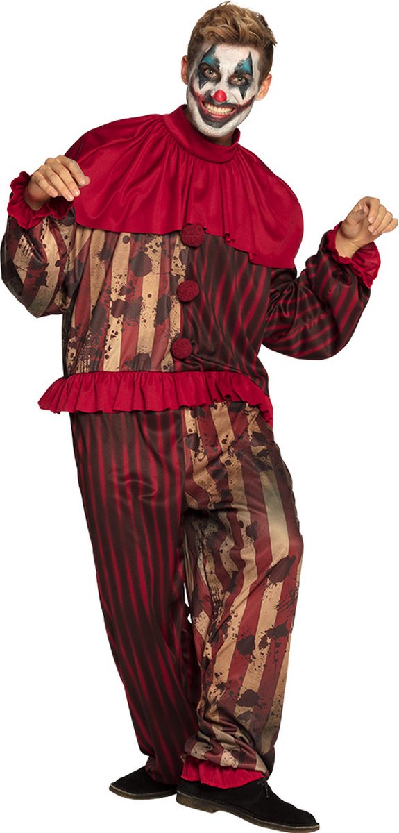 Boland - Volwassenenkostuum Midnight clown - Multi - XXL - Volwassenen - Clown