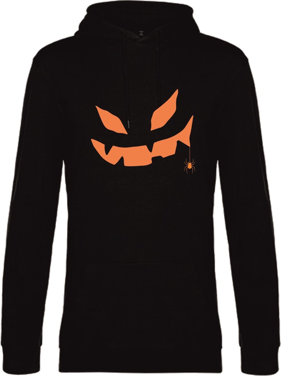 EIZOOK Hoodie HALLOWEEN - ZWART - REFLECTEREND - LARGE