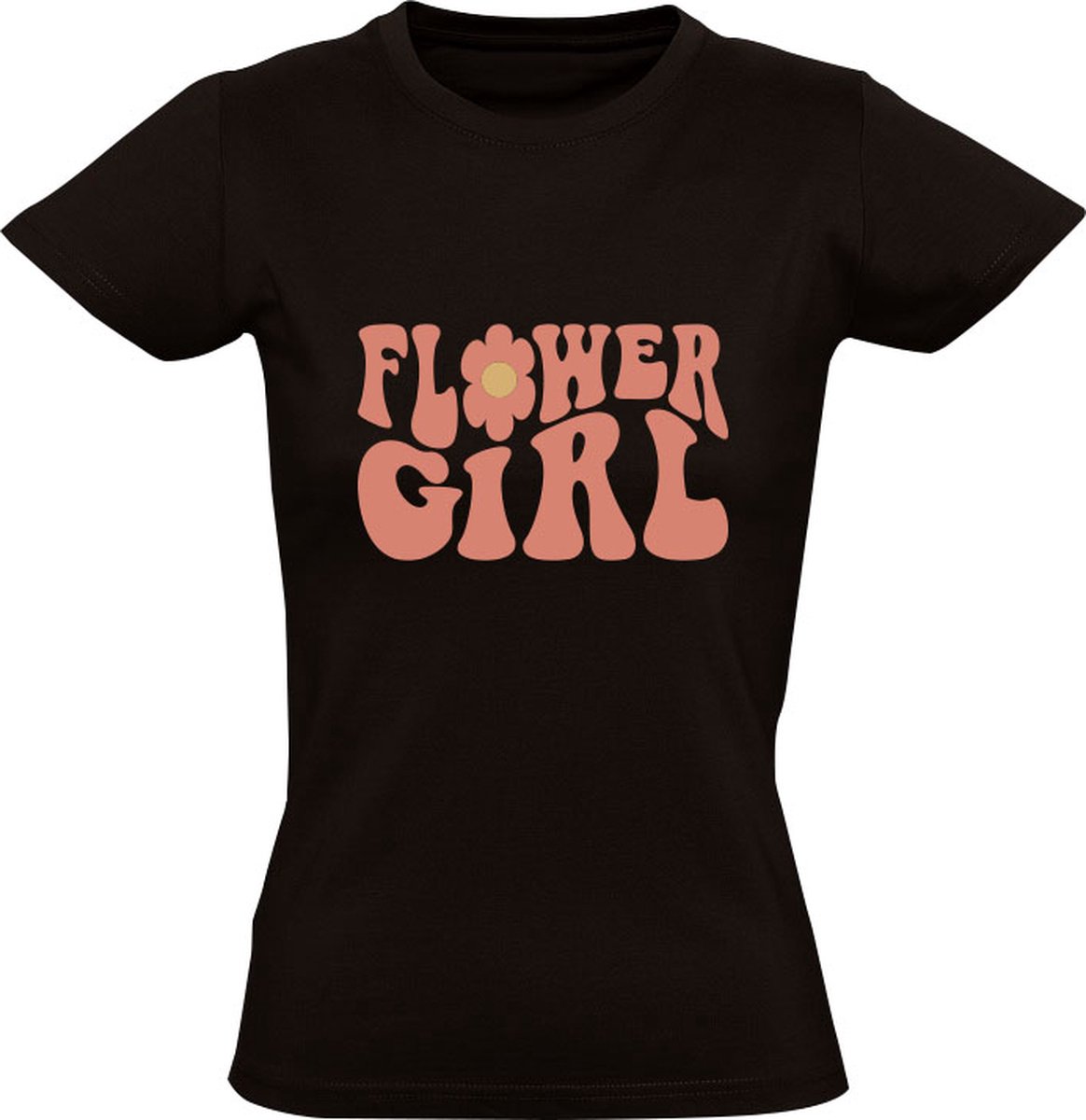 Flower Girl | bloemen | hippie | bloemist | tuinieren | Zwart