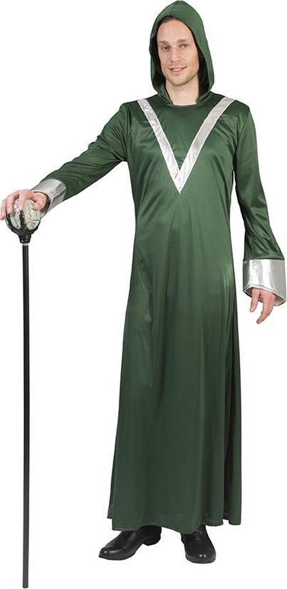 Funny Fashion - Elfen Feeen & Fantasy Kostuum - Koning Van De Elfen Thranduil - Man - groen - One Size - Halloween - Verkleedkleding