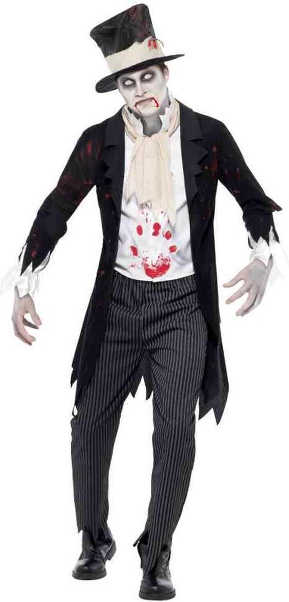 Gentleman Zombie Halloween kostuum voor heren - Verkleedkleding - Large