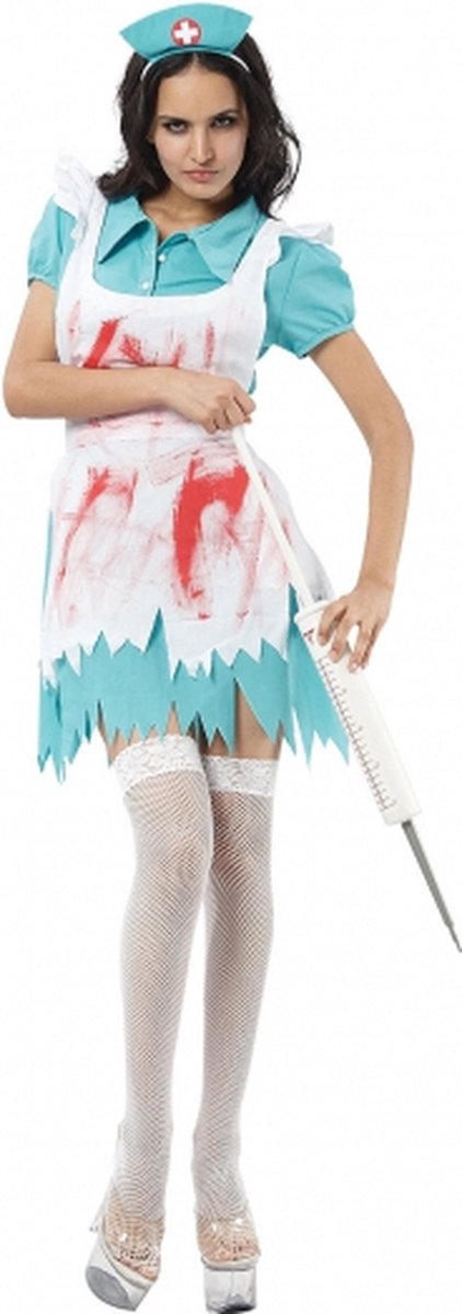 Halloween Bloederige zuster kostuum dames M/l