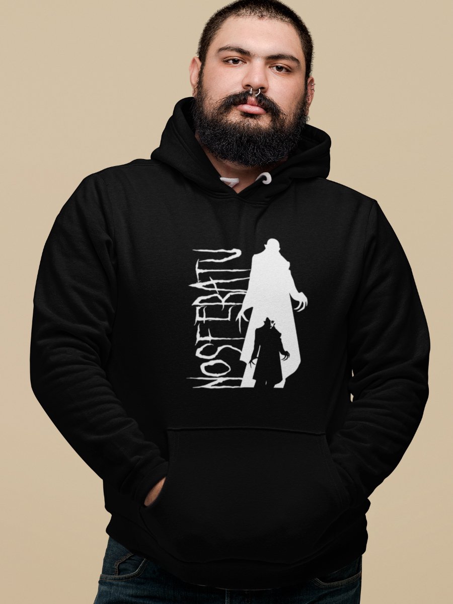 Halloween Hoodie - Nosferatu Schaduw (MAAT XXL - UNISEKS FIT) - Halloween kostuum voor volwassenen - Dames & Heren