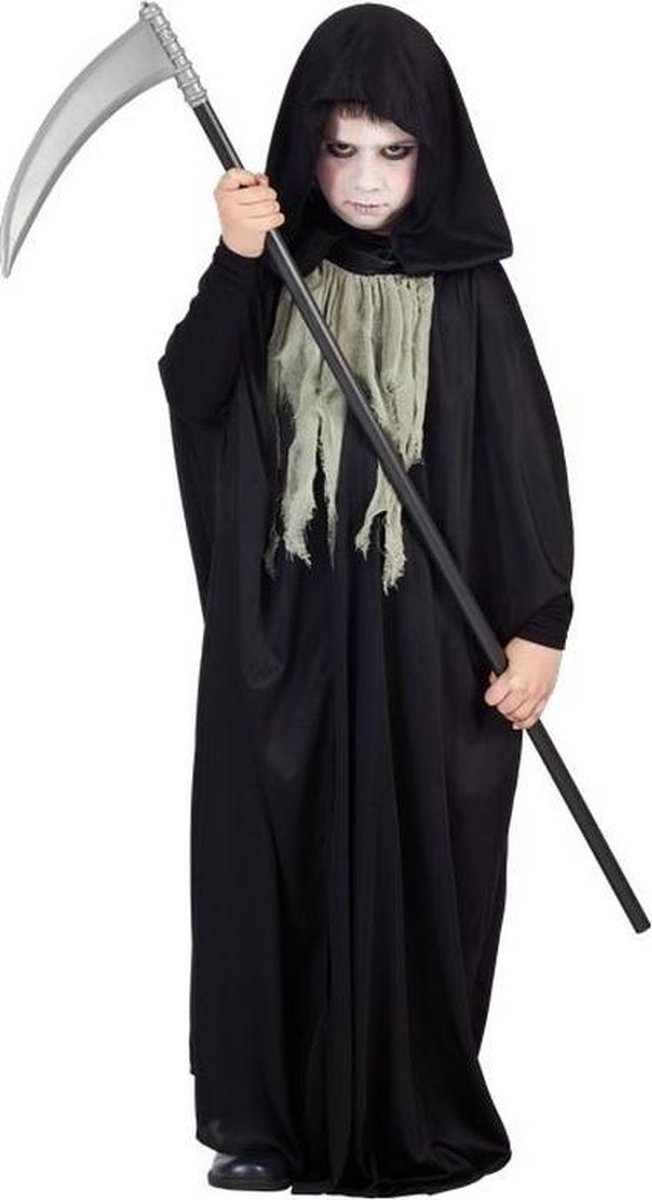 Halloween Zwarte halloween cape voor kinderen 134