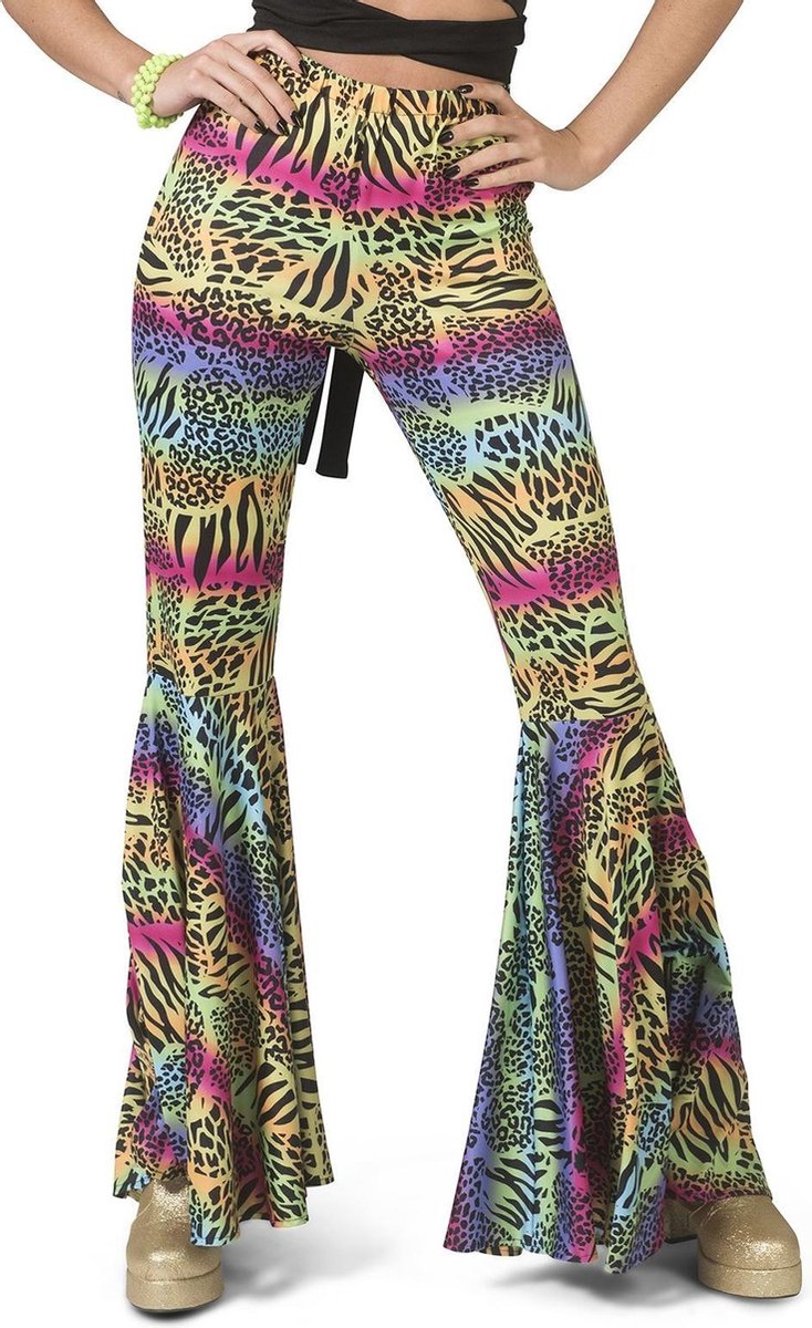 Hippie Broek Met Dierenprint - Maat 36/38