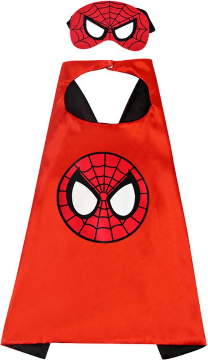 Jobber - Cape - Masker - Spiderman - Carnavalskleding kinderen