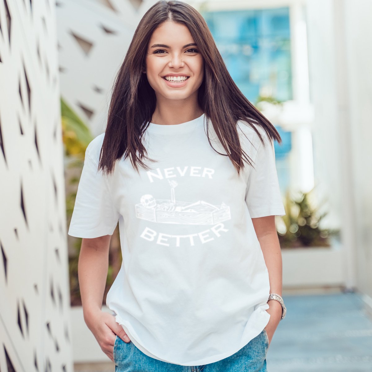 Never Better Halloween Tshirt - Halloween Gifts - halloween decoratie - tshirts heren dames (S)