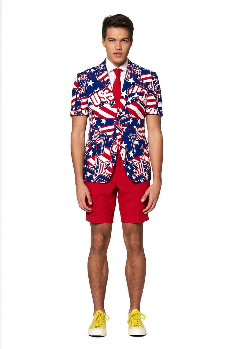 OppoSuits Americool - Heren Kostuum - Zomer - USA - Maat 48