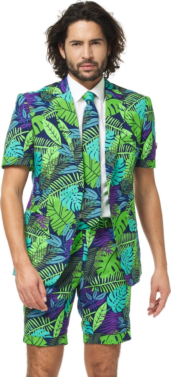 OppoSuits Juicy Jungle - Mannen Zomer Kostuum - Gekleurd - Feest - Maat 46