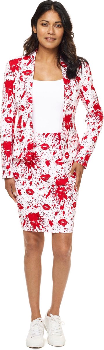 OppoSuits Scary Sherry - Vrouwen Kostuum - Wit - Carnaval - Maat 36