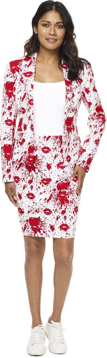 OppoSuits Scary Sherry - Vrouwen Kostuum - Wit - Carnaval - Maat 38