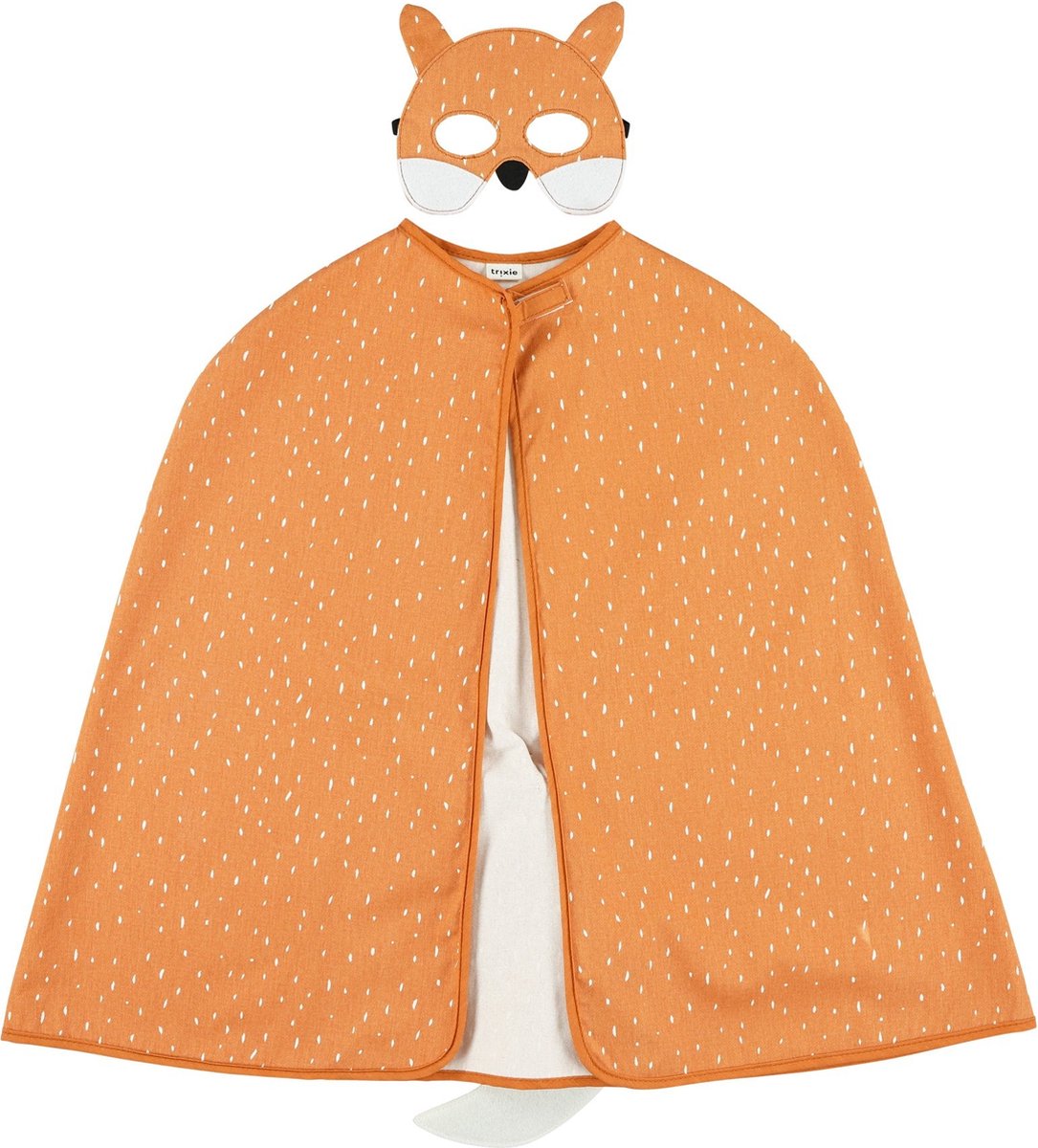 Trixie - Verkleedkleding Kind Cape & Masker - Verkleedkleren - Fox