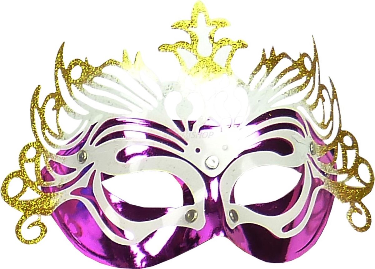 Venetian Eye Mask - Carnival - Carnival - Sylvester - - Nummer 13