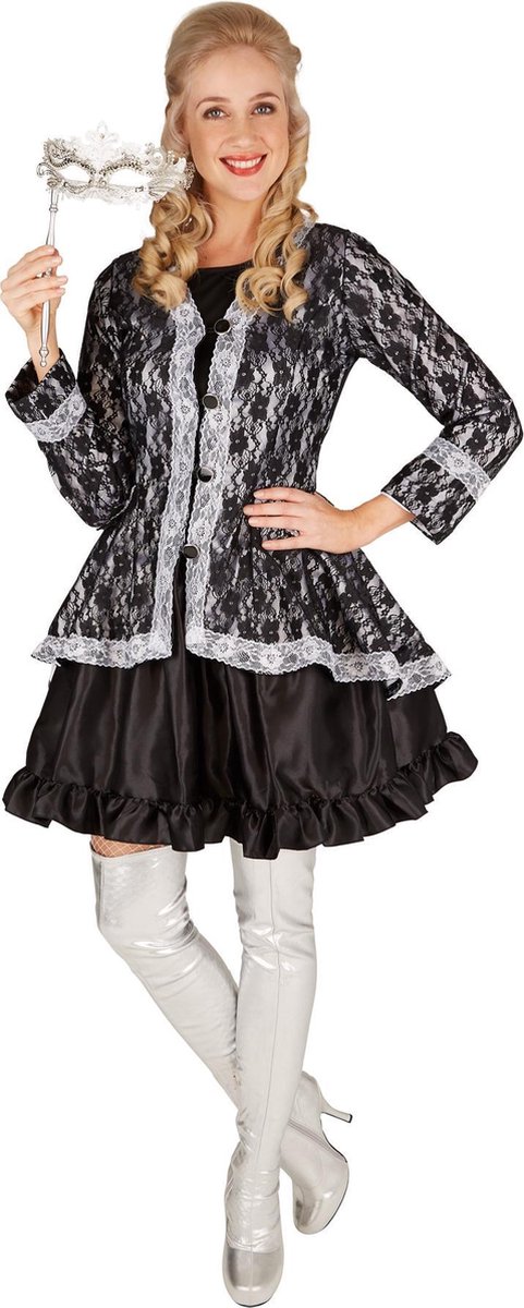 dressforfun - Adellijke gravin L - verkleedkleding kostuum halloween verkleden feestkleding carnavalskleding carnaval feestkledij partykleding - 301381