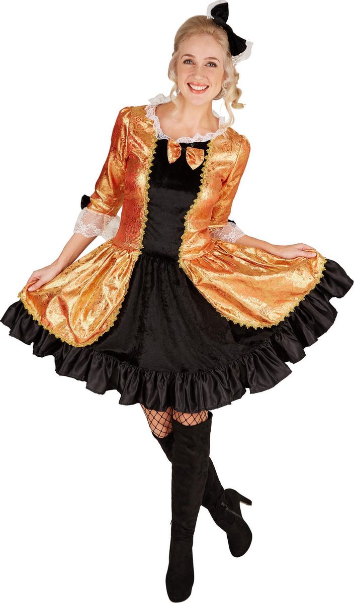 dressforfun - Barokprinses L - verkleedkleding kostuum halloween verkleden feestkleding carnavalskleding carnaval feestkledij partykleding - 301386