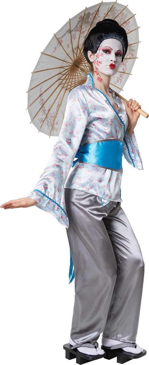 dressforfun - Betoverende Geisha Aiko XL - verkleedkleding kostuum halloween verkleden feestkleding carnavalskleding carnaval feestkledij partykleding - 302688