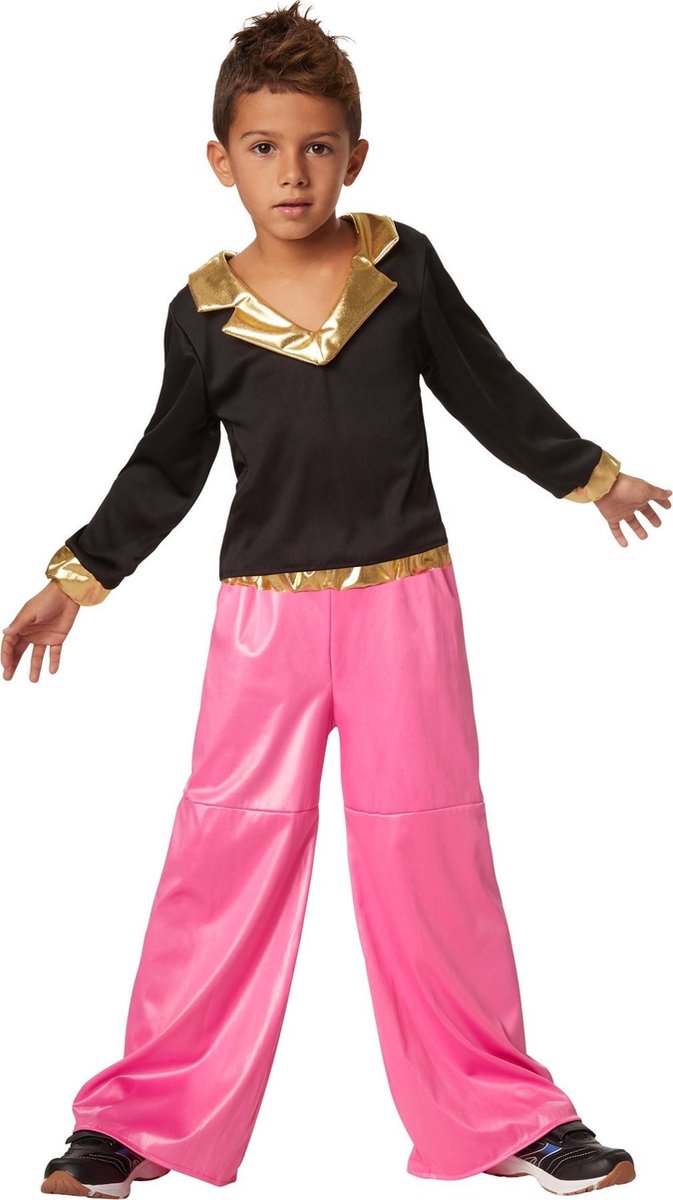 dressforfun - Disco dancer 104 (3-4y) - verkleedkleding kostuum halloween verkleden feestkleding carnavalskleding carnaval feestkledij partykleding - 302381