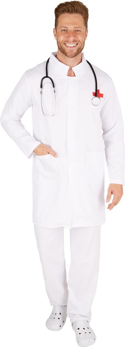 dressforfun - Dokter L - verkleedkleding kostuum halloween verkleden feestkleding carnavalskleding carnaval feestkledij partykleding - 301446