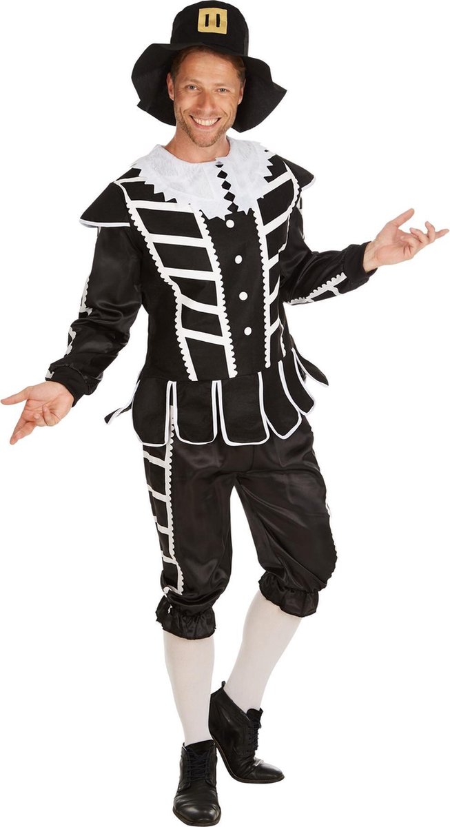 dressforfun - Herenkostuum musketier L - verkleedkleding kostuum halloween verkleden feestkleding carnavalskleding carnaval feestkledij partykleding - 301232