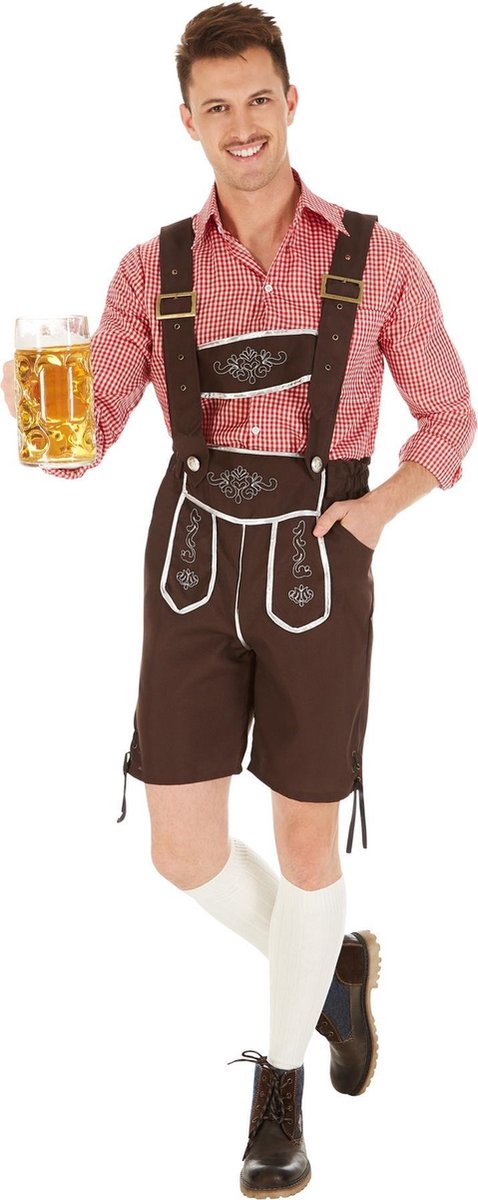 dressforfun - Herenkostuum traditionele set München S - verkleedkleding kostuum halloween verkleden feestkleding carnavalskleding carnaval feestkledij partykleding - 301095