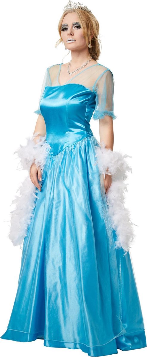 dressforfun - IJsprinses S - verkleedkleding kostuum halloween verkleden feestkleding carnavalskleding carnaval feestkledij partykleding - 301888