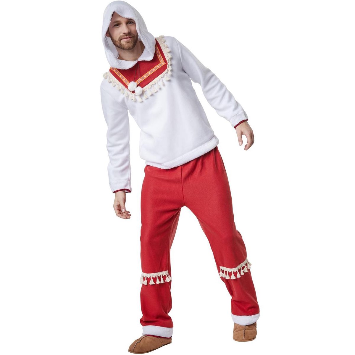 dressforfun - Inventieve eskimo S - verkleedkleding kostuum halloween verkleden feestkleding carnavalskleding carnaval feestkledij partykleding - 302645