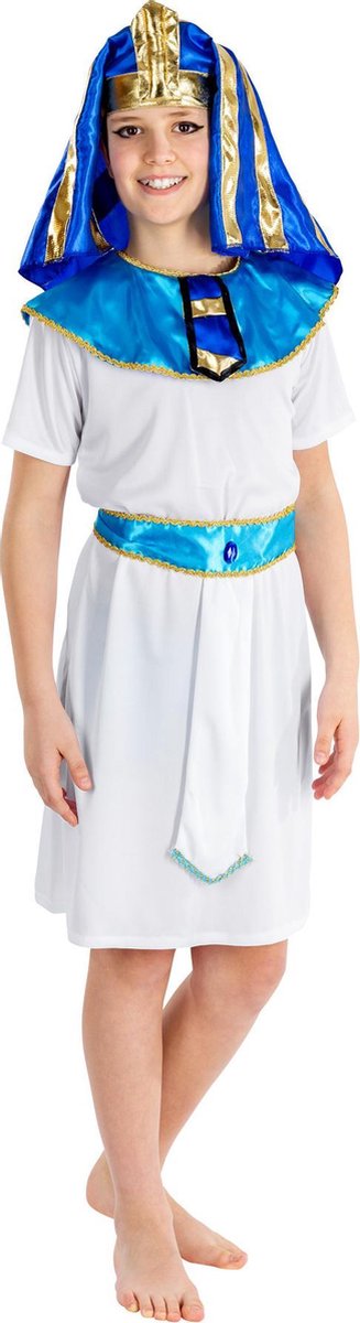 dressforfun - Jongenskostuum kleine farao 140 (10-12y) - verkleedkleding kostuum halloween verkleden feestkleding carnavalskleding carnaval feestkledij partykleding - 300381