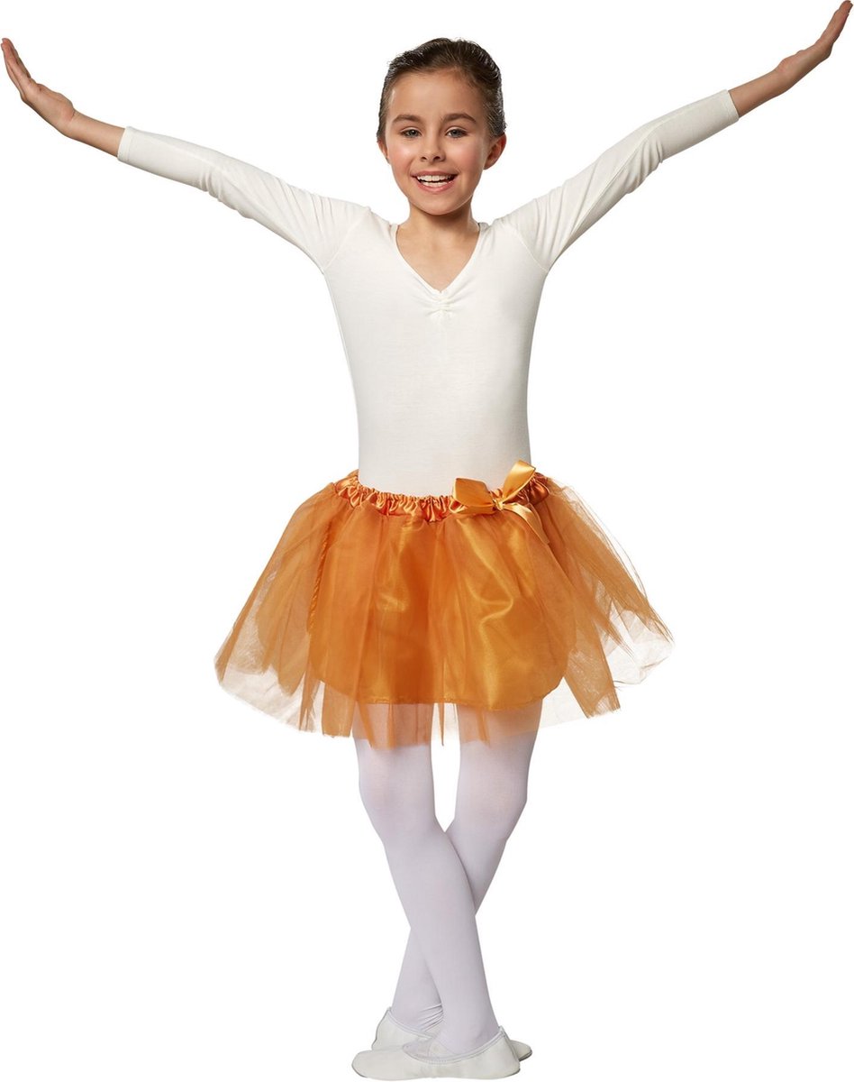 dressforfun - Kindertutu goud 104 (3-4y) - verkleedkleding kostuum halloween verkleden feestkleding carnavalskleding carnaval feestkledij partykleding - 301927