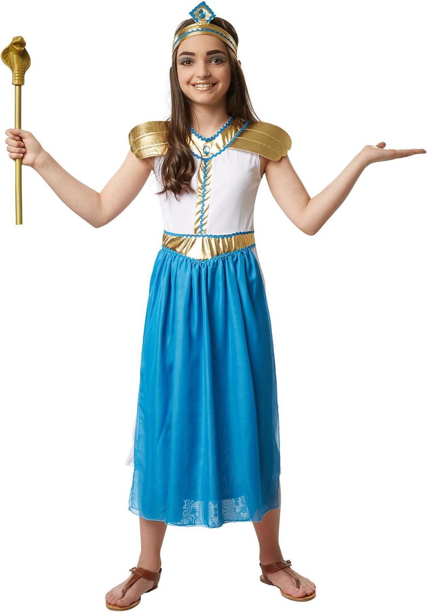 dressforfun - Kleine prinses Amneris 116 (5-6y) - verkleedkleding kostuum halloween verkleden feestkleding carnavalskleding carnaval feestkledij partykleding - 302669