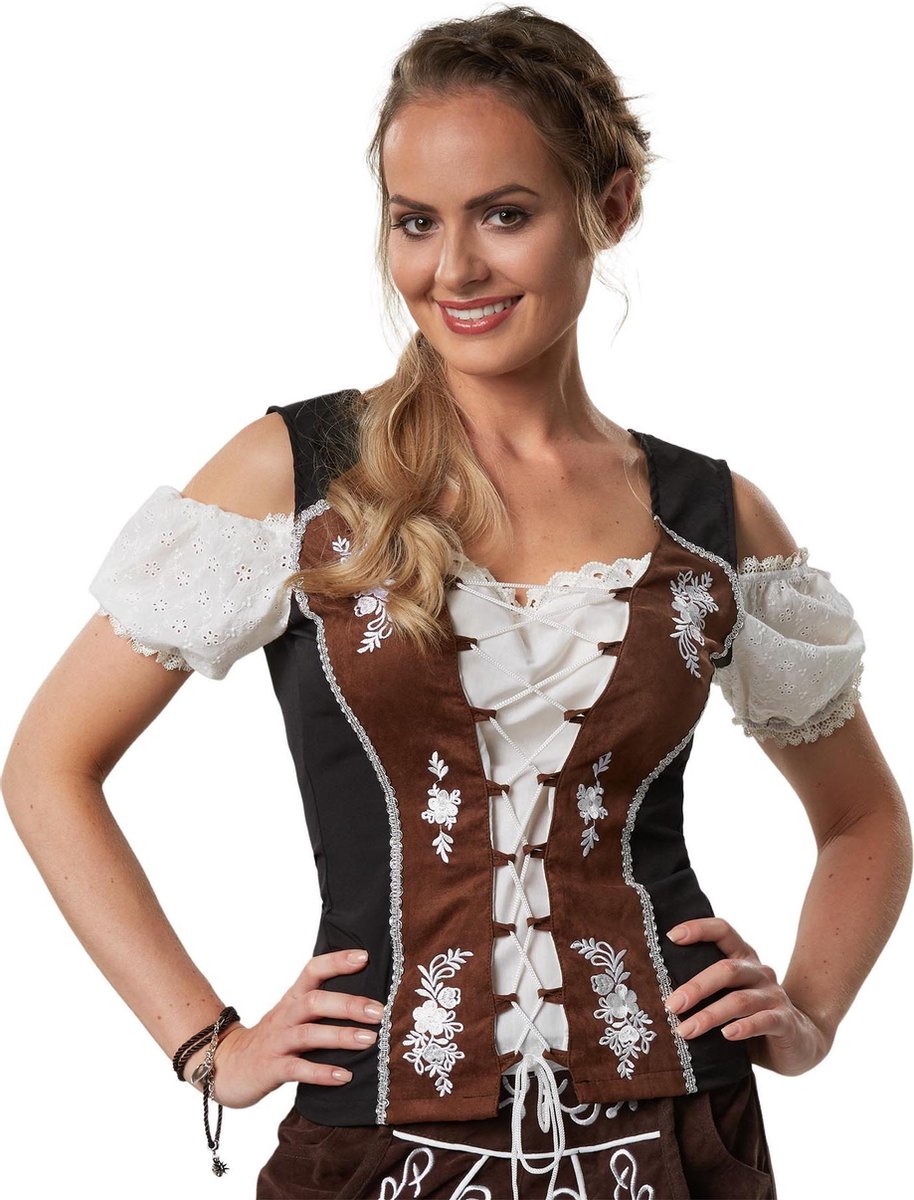 dressforfun - Kostuumblouse Sissi S - verkleedkleding kostuum halloween verkleden feestkleding carnavalskleding carnaval feestkledij partykleding - 303165