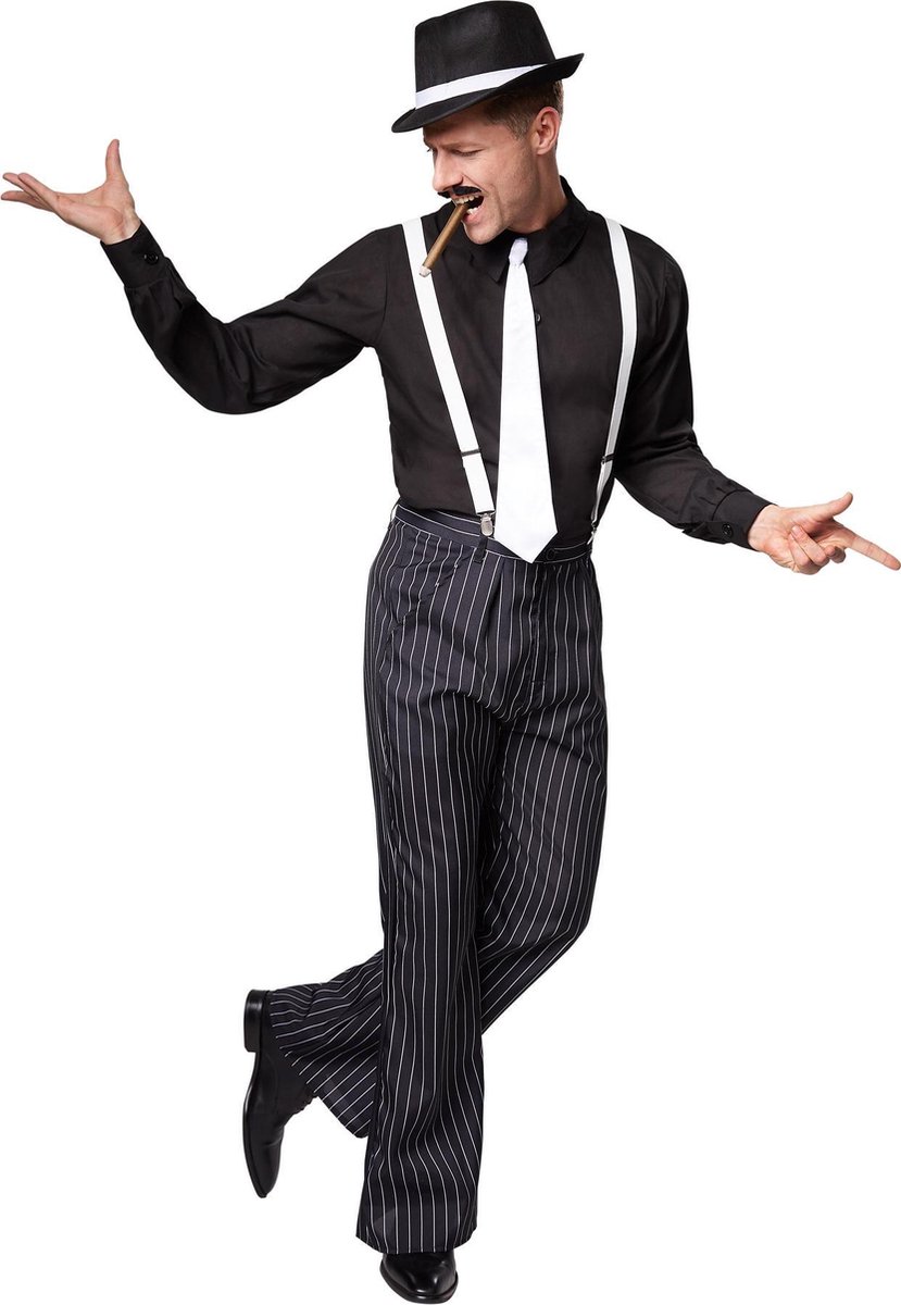 dressforfun - Mannenkostuum gentlemen L - verkleedkleding kostuum halloween verkleden feestkleding carnavalskleding carnaval feestkledij partykleding - 301612