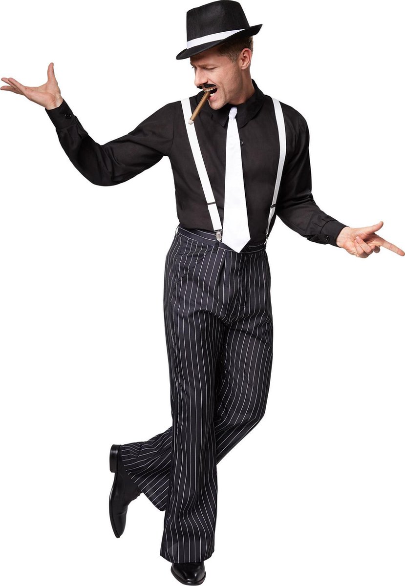 dressforfun - Mannenkostuum gentlemen M - verkleedkleding kostuum halloween verkleden feestkleding carnavalskleding carnaval feestkledij partykleding - 301611