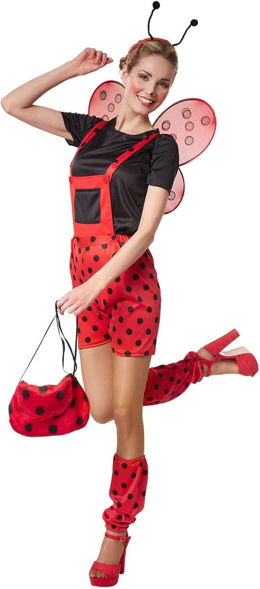 dressforfun - Marina lieveheersbeestje L - verkleedkleding kostuum halloween verkleden feestkleding carnavalskleding carnaval feestkledij partykleding - 302712