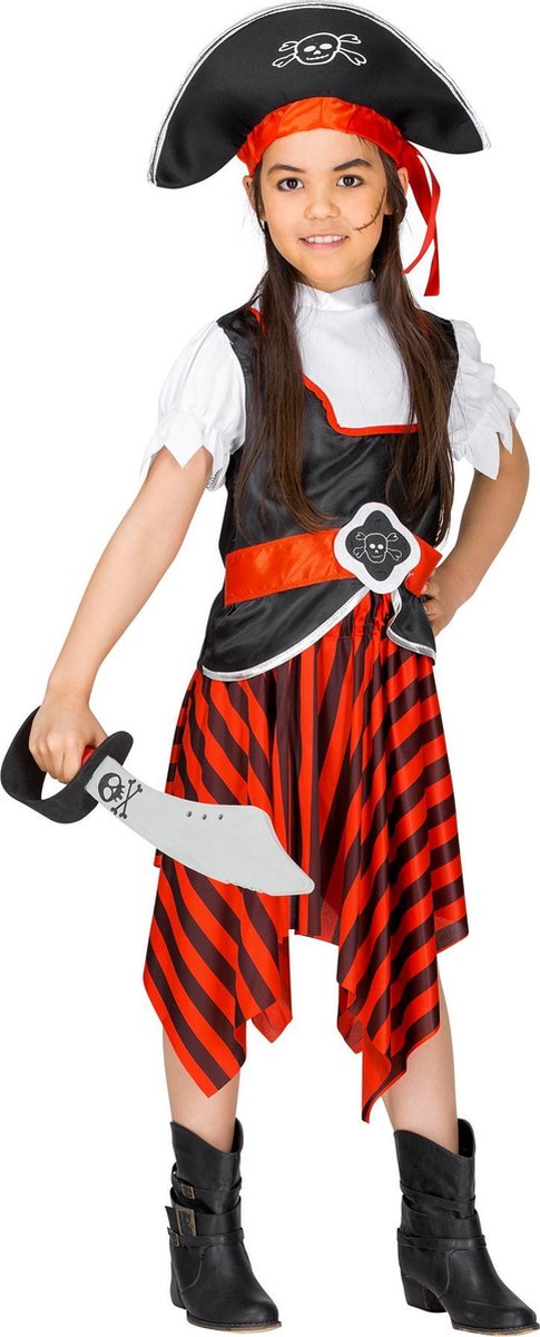 dressforfun - Meisjeskostuum Merle Sabelroest 104 (3-4y) - verkleedkleding kostuum halloween verkleden feestkleding carnavalskleding carnaval feestkledij partykleding - 300750