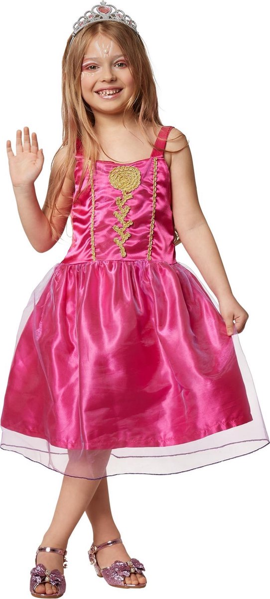 dressforfun - Meisjeskostuum prinses Lavendela 152 (11-12y) - verkleedkleding kostuum halloween verkleden feestkleding carnavalskleding carnaval feestkledij partykleding - 301740