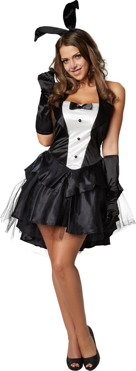 dressforfun - Sexy bunny S - verkleedkleding kostuum halloween verkleden feestkleding carnavalskleding carnaval feestkledij partykleding - 302120