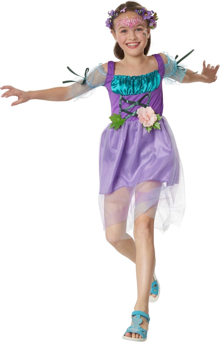 dressforfun - Toverbloemenfee 164 (13-14y) - verkleedkleding kostuum halloween verkleden feestkleding carnavalskleding carnaval feestkledij partykleding - 301709