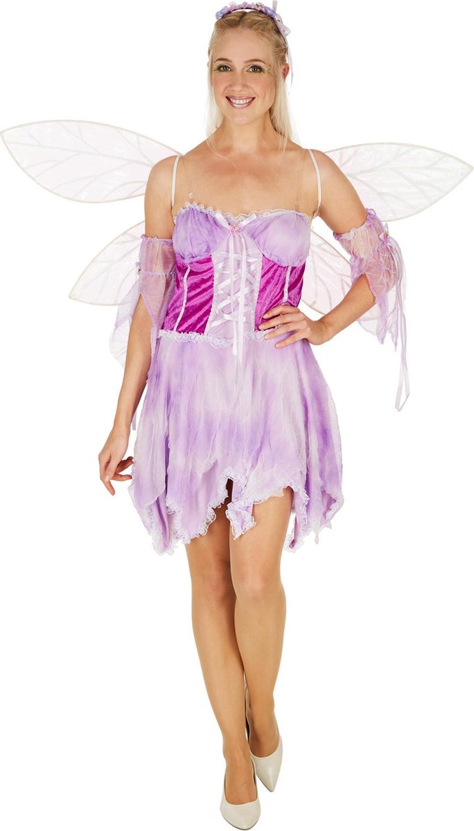 dressforfun - Vrouwenkostuum betoverende fee L - verkleedkleding kostuum halloween verkleden feestkleding carnavalskleding carnaval feestkledij partykleding - 301137