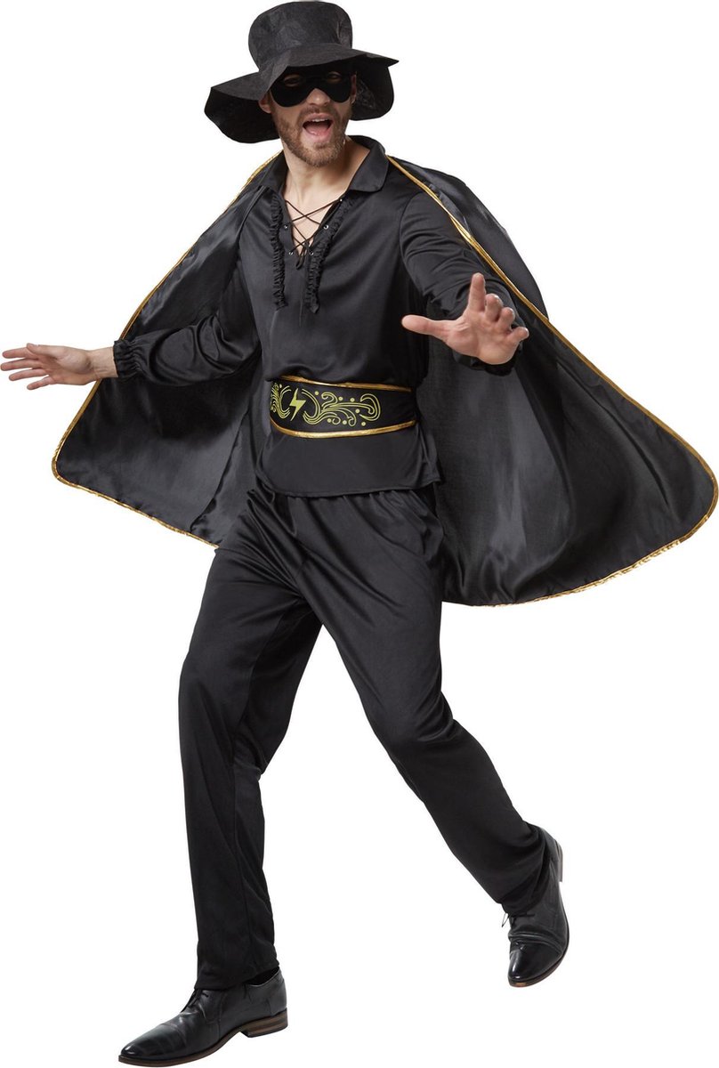 dressforfun - Zorro XL - verkleedkleding kostuum halloween verkleden feestkleding carnavalskleding carnaval feestkledij partykleding - 302663