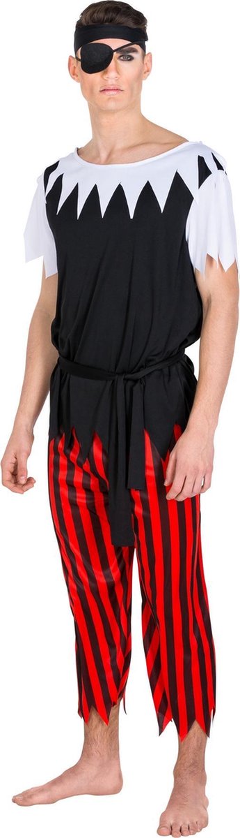 dressforfun - herenkostuum piratenkoning Piratus M - verkleedkleding kostuum halloween verkleden feestkleding carnavalskleding carnaval feestkledij partykleding - 300768