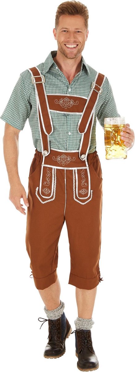 dressforfun - herenkostuum traditionele set Austria S - verkleedkleding kostuum halloween verkleden feestkleding carnavalskleding carnaval feestkledij partykleding - 301090