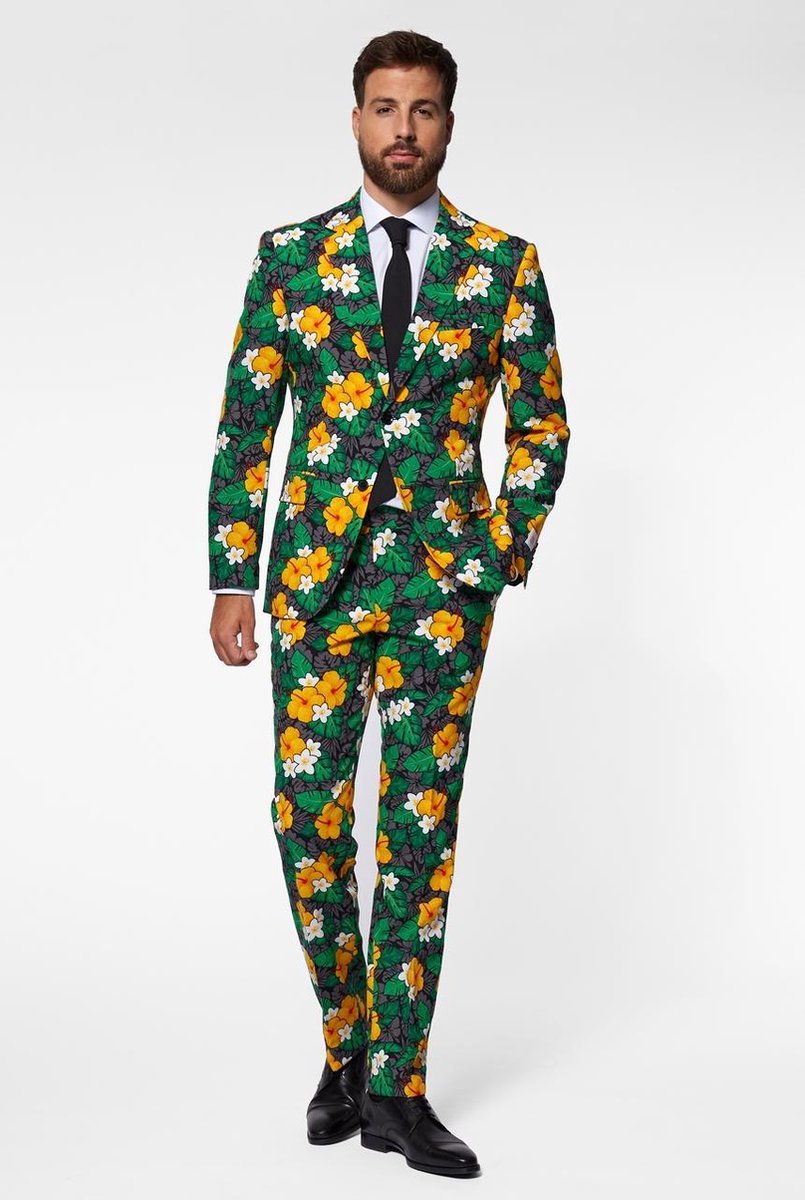 OppoSuits Tropical Treasure - Mannen Kostuum - Feest - Maat: EU 46