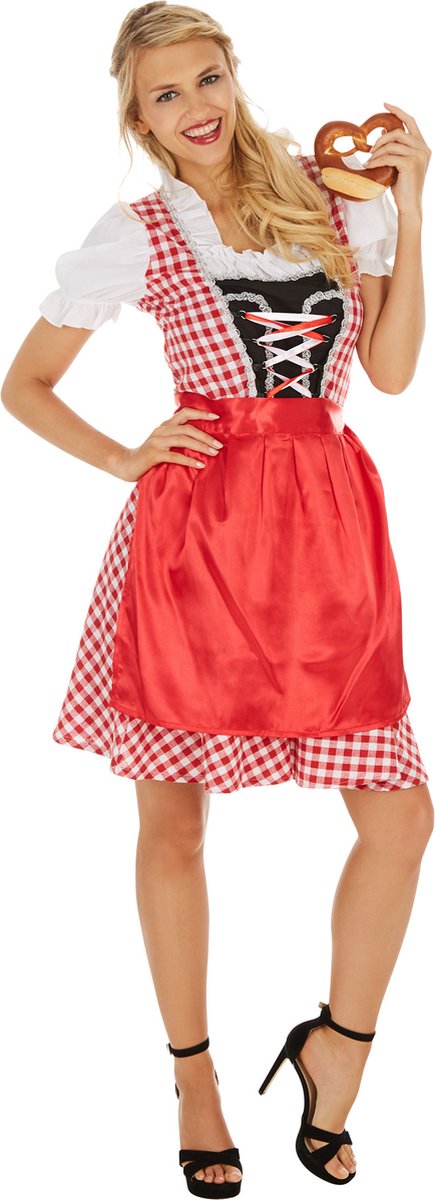 dressforfun - Dameskostuum Dirndl Oktoberfest Madl model 2 S - verkleedkleding kostuum halloween verkleden feestkleding carnavalskleding carnaval feestkledij partykleding - 304610