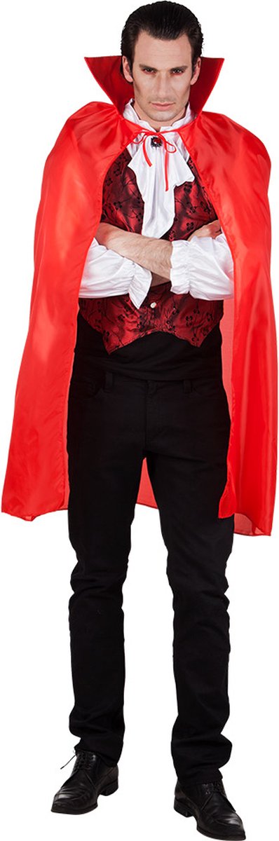 Boland - Cape Bloodlust rood - Rood - One size - Volwassenen - Vampier - Halloween en Horror