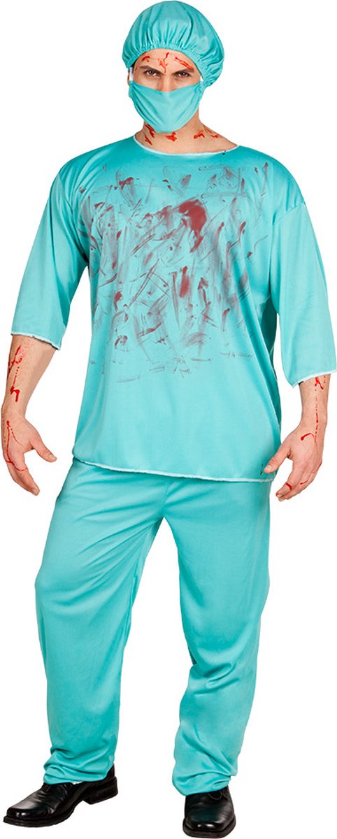 Boland - Kostuum Bloody surgeon (M/L) - Multi - M/L - Volwassenen - Chirurg - Halloween verkleedkleding - Horror - Dokter