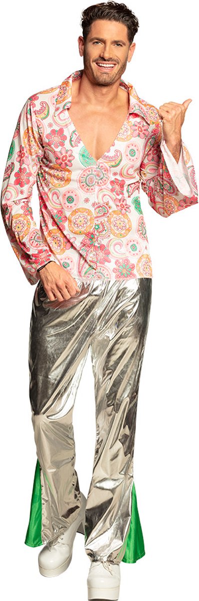 Boland - Kostuum Bright bloom (M/L) - Multi - M/L - Volwassenen - Hippie - 60's & 70's - Hippie & Flower Power