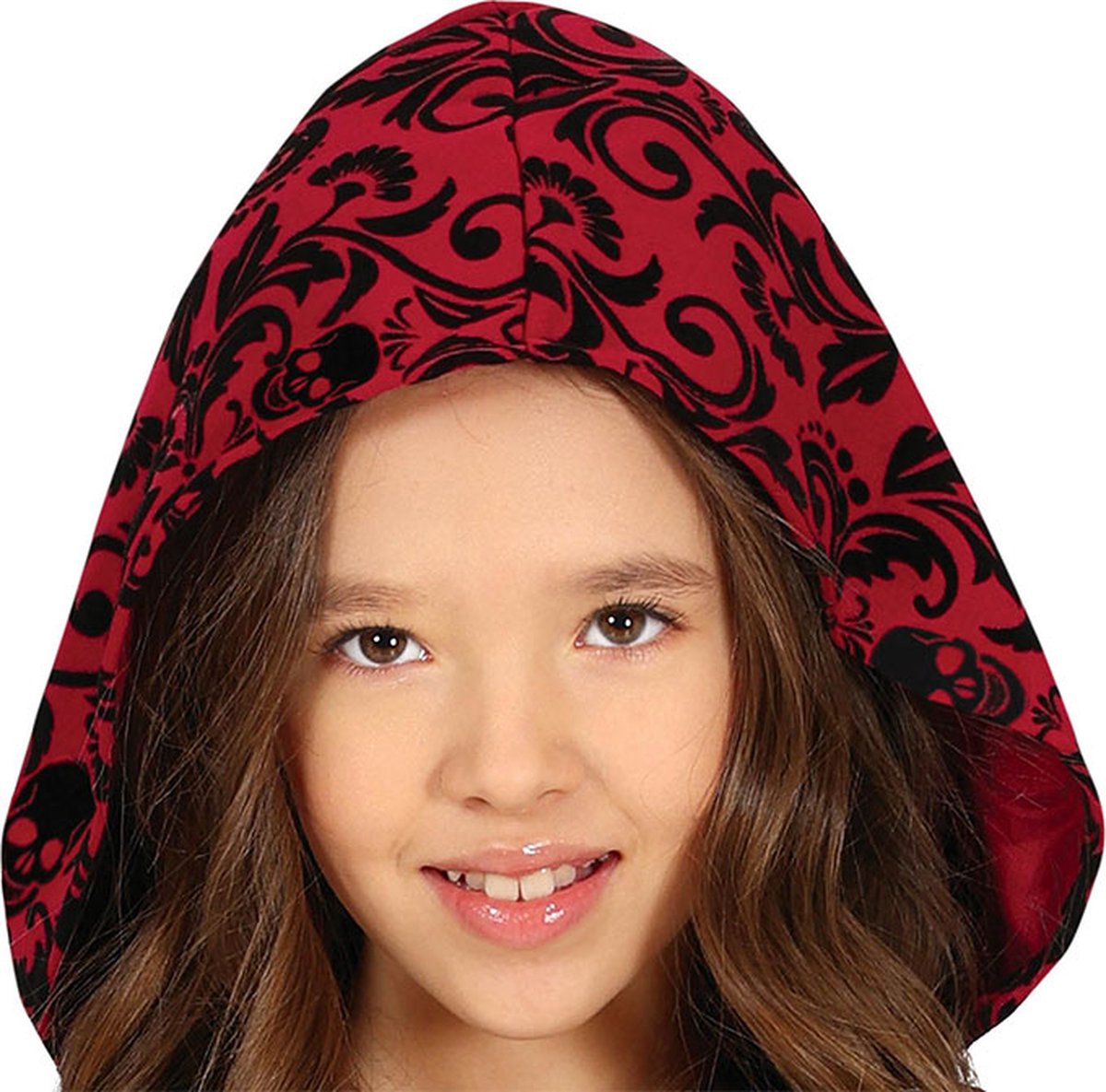 Fiestas Guirca - Red hooded witch meisjes (10-12 jaar) - Halloween Kostuum voor kinderen - Halloween - Halloween kostuum meisjes