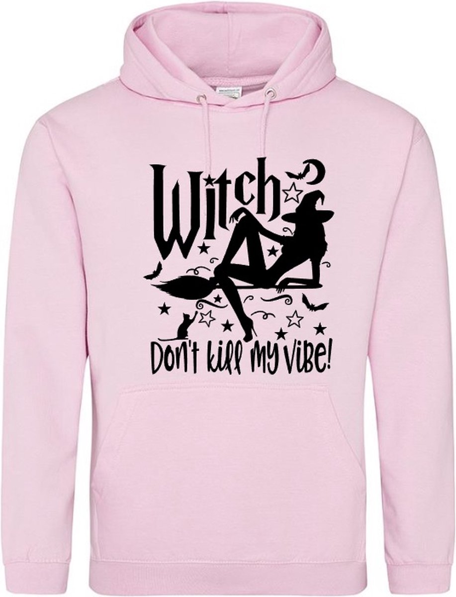 Hoodie - Heks - Roze hoodie